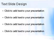 Domino Blue PowerPoint Template text slide design